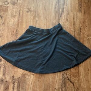 Inner beauty small grey jersey mini skirt swingy skater